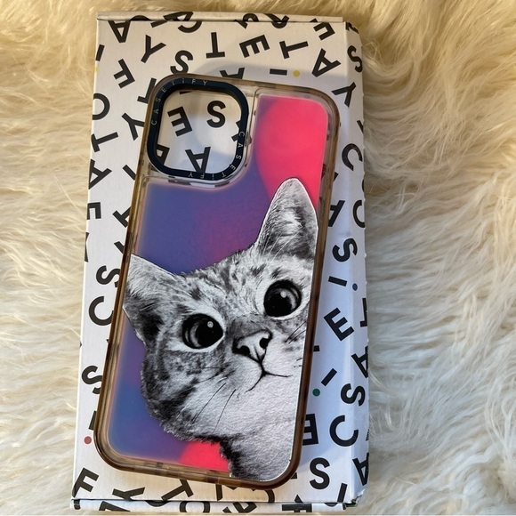 Castify IPhone 12 Pro Max Liquid Pink Blue Sand   Phone Case Cover - Picture 7 of 7